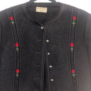 Vintage Wool Button Jacket - Dorothy Bullitt